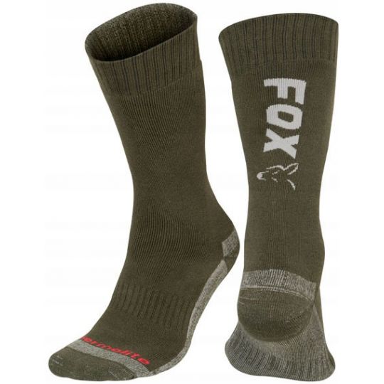 SKARPETY FOX GREEN SILVER THERMO SOCK ROZ. 40-43