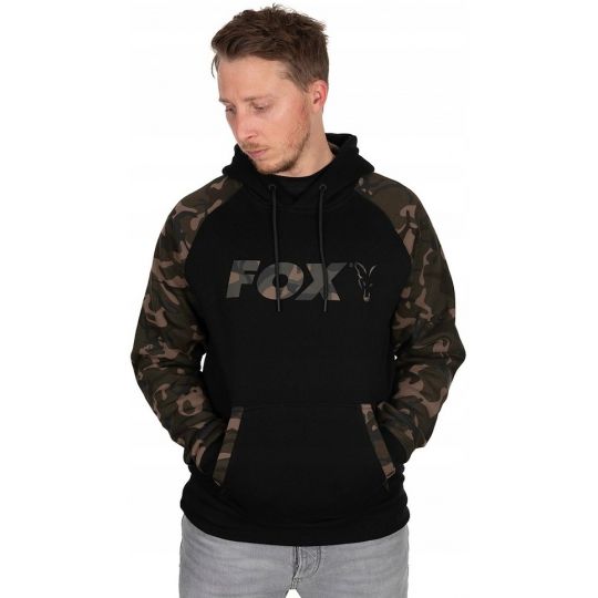 BLUZA FOX BLACK CAMO RAGLAN HOODIE ROZMIAR XXXL BLUZA FOX BLACK CAMO RAGLAN HOODIE ROZMIAR XXXL