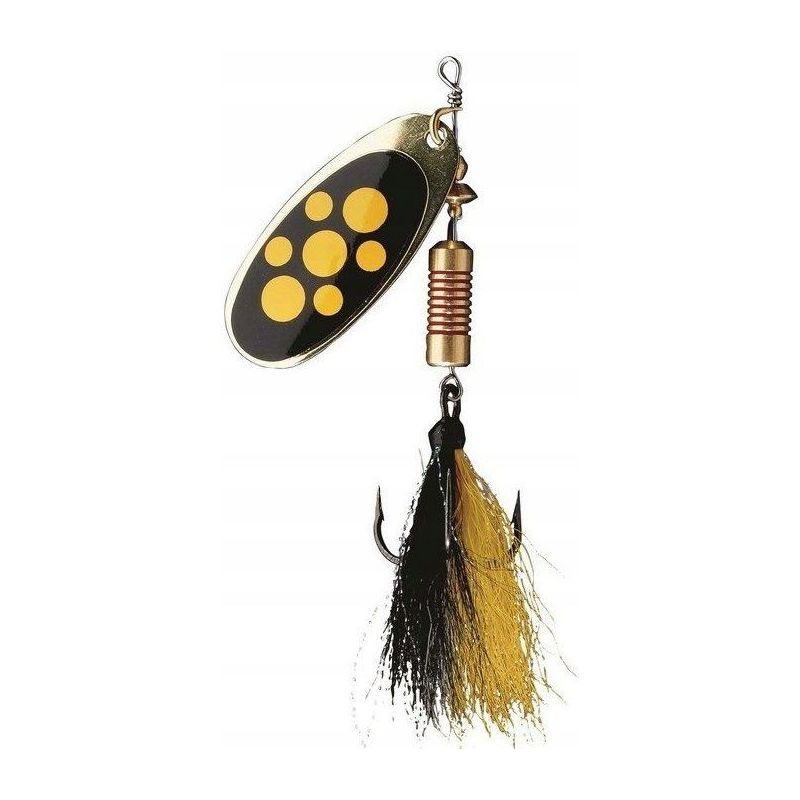 BŁYSTKA OBROTOWA DAM SPINNER DRESSED BLACKY 2 4g