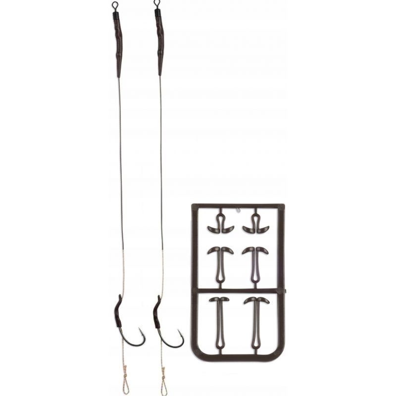 HAKI ANACONDA COMBI CURVE SHANK Z PRZYPONEM 8 35LB HAKI ANACONDA COMBI CURVE SHANK Z PRZYPONEM 8 35LB
