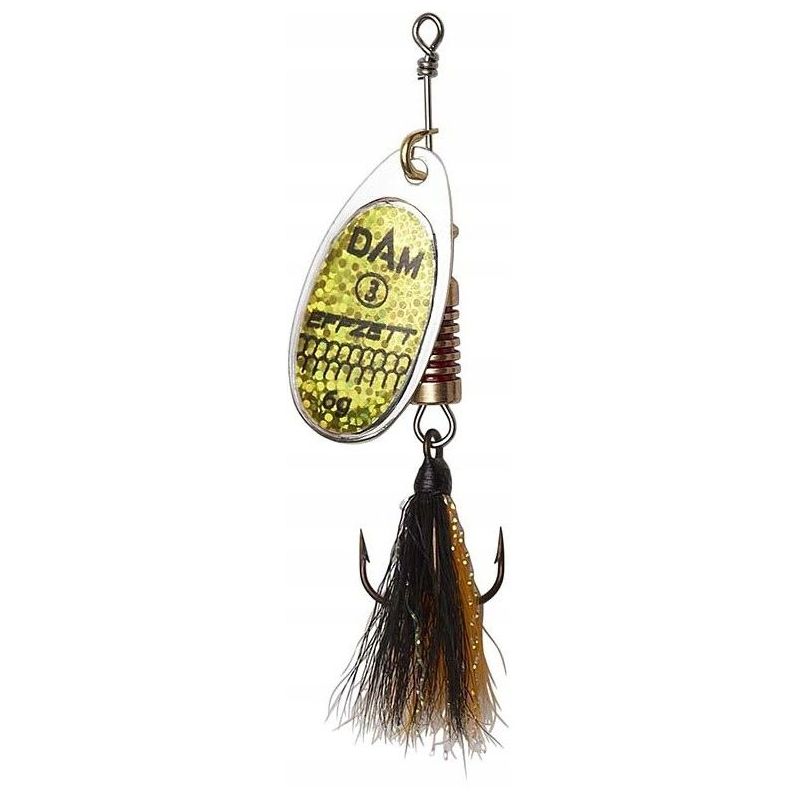 BŁYSTKA OBROTOWA DAM SPINNER DRESSED GOLD 3 6g