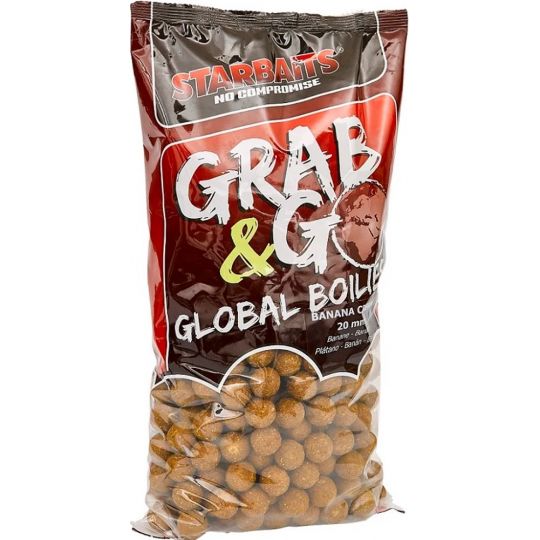 KULKI STARBAITS GRAB&GO GLOBAL 1KG 14mm BANAN KULKI STARBAITS GRAB&GO GLOBAL 1KG 14mm BANAN