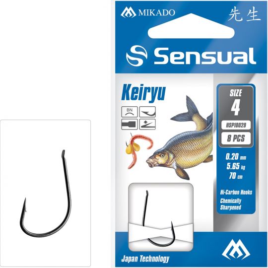 HACZYKI WIĄZANE MIKADO SENSUAL KEIRYU 14 0.12mm HACZYKI WIĄZANE MIKADO SENSUAL KEIRYU 14 0.12mm