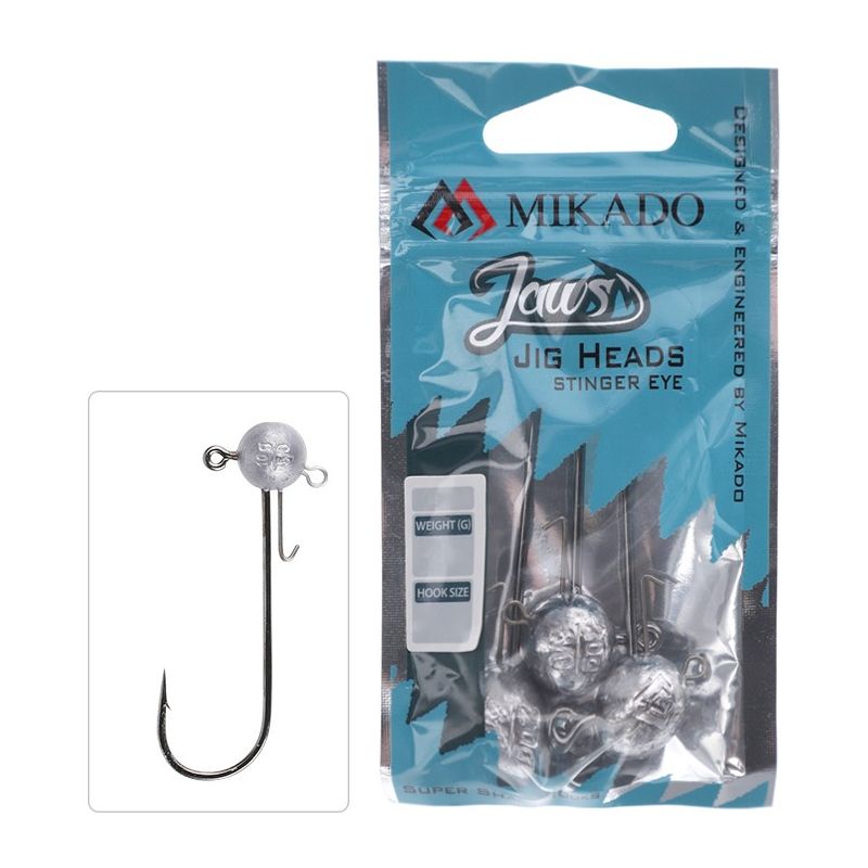 GŁÓWKI MIKADO JAWS STINGER BN 15g 4/0 3szt GŁÓWKI MIKADO JAWS STINGER BN 15g 4/0 3szt