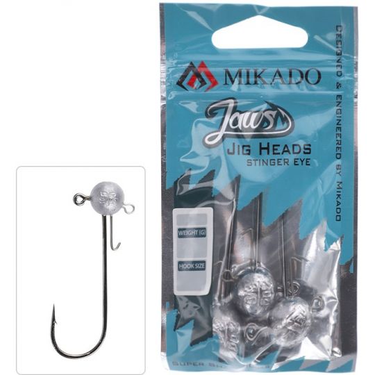 GŁÓWKI JIGOWE MIKADO JAWS STINGER BN 10g 4/0 3szt GŁÓWKI JIGOWE MIKADO JAWS STINGER BN 10g 4/0 3szt