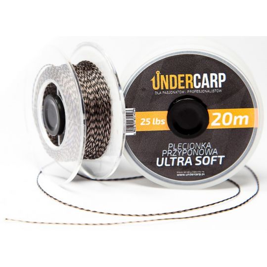 PLECIONKA UNDERCARP 25lbs ULTRA SOFT BRĄZOWA 20m PLECIONKA UNDERCARP 25lbs ULTRA SOFT BRĄZOWA 20m