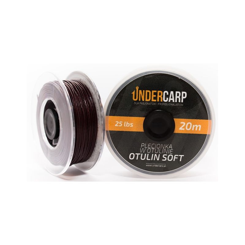 PLECIONKA UNDERCARP W OTULINIE 20m 25lbs BRĄZOWA 