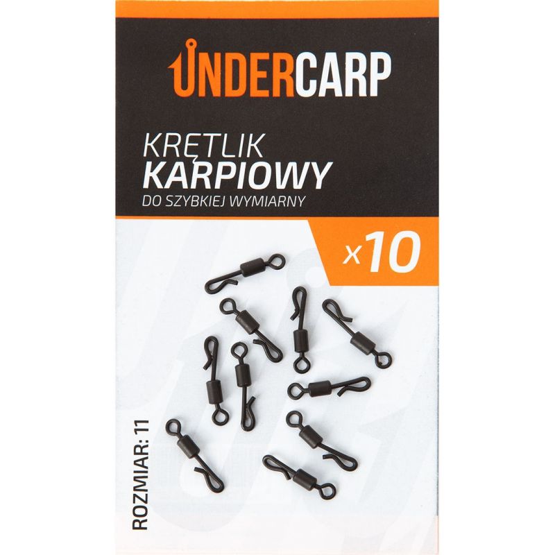 KRĘTLIKI UNDERCARP DO SZYBKIEJ WYMIANY 11 KARPIOWE