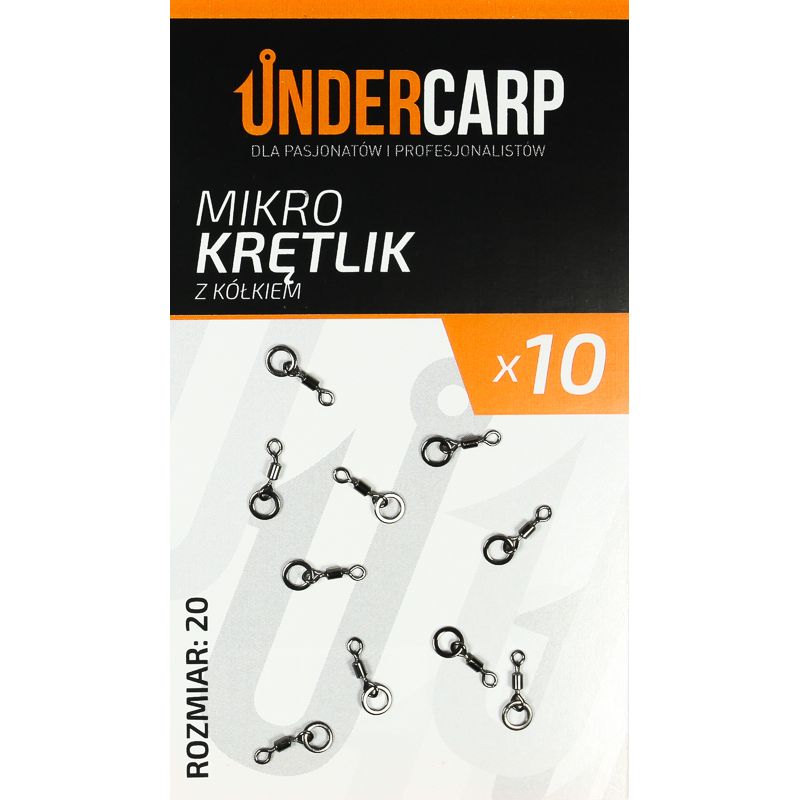KRĘTLIKI UNDERCARP Z KÓŁKIEM KARPIOWE ROZM 20 KRĘTLIKI UNDERCARP Z KÓŁKIEM KARPIOWE ROZM 20