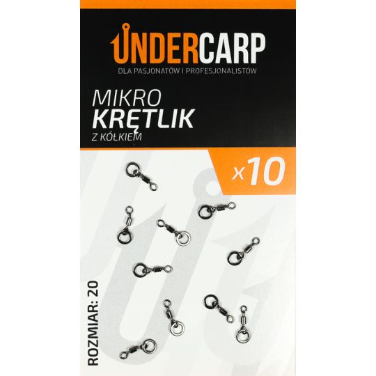 KRĘTLIKI UNDERCARP Z KÓŁKIEM KARPIOWE ROZM 20 KRĘTLIKI UNDERCARP Z KÓŁKIEM KARPIOWE ROZM 20