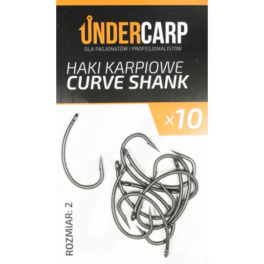 HAKI UNDERCARP CURVE SHANK 2 TEFLONOWE KARPIOWE HAKI UNDERCARP CURVE SHANK 2 TEFLONOWE KARPIOWE