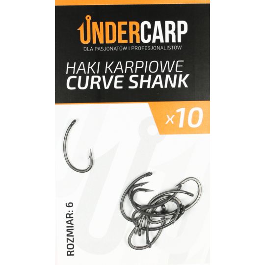 HAKI UNDERCARP CURVE SHANK 6 TEFLONOWE KARPIOWE HAKI UNDERCARP CURVE SHANK 6 TEFLONOWE KARPIOWE