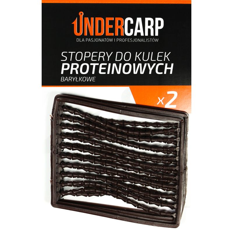 STOPERY UNDERCARP DO KULEK BARYŁKOWE BRĄZOWE 