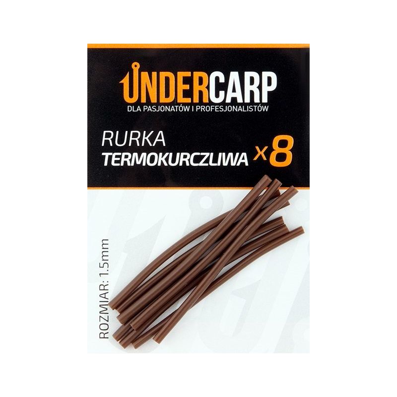 RURKI TERMOKURCZLIWE UNDERCARP 1.5mm BRĄZOWE 