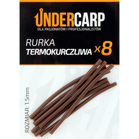 RURKI TERMOKURCZLIWE UNDERCARP 1.5mm BRĄZOWE 