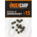 KORALIKI SAMOBLOKUJĄCE UNDERCARP 6mm ZIELONE 