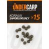 KORALIKI SAMOBLOKUJĄCE UNDERCARP 6mm ZIELONE 