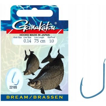 HACZYKI WIĄZANE GAMAKATSU BREAM 2210S 12 0.14mm 75