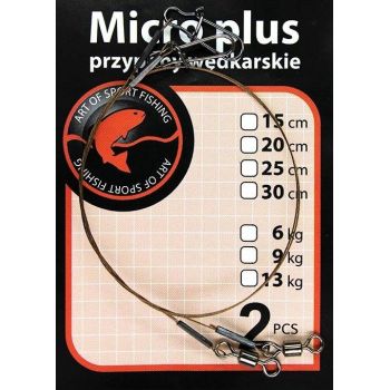 PRZYPON JAXON MICRO PLUS 25cm 13kg NA SZCZUPAKA