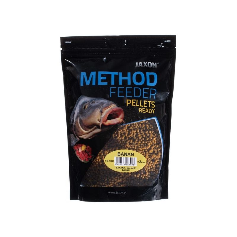 PELLET JAXON METHOD FEEDER READY 2mm 500g BANAN PELLET JAXON METHOD FEEDER READY 2mm 500g BANAN