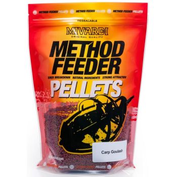 PELLET MIVARDI METHOD FEEDER 750g KARPIOWY GULASZ
