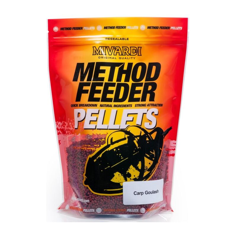PELLET MIVARDI METHOD FEEDER 750g KARPIOWY GULASZ PELLET MIVARDI METHOD FEEDER 750g KARPIOWY GULASZ
