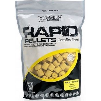 PELLET MIVARDI RAPID 1kg 4mm EASY CATCH ANANAS 