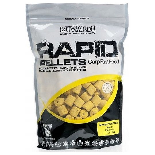 PELLET MIVARDI RAPID 1kg 4mm EASY CATCH ANANAS PELLET MIVARDI RAPID 1kg 4mm EASY CATCH ANANAS
