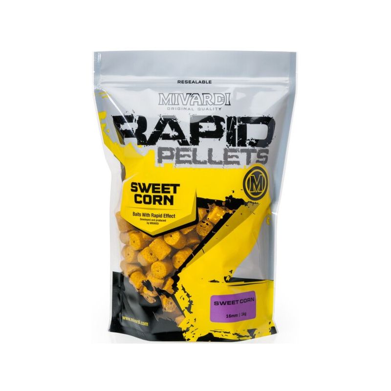 PELLET MIVARDI RAPID 1kg 12mm SWEET CORN KUKURYDZA