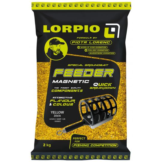 ZANĘTA LORPIO MAGNETIC FEEDER YELLOW 2kg ZANĘTA LORPIO MAGNETIC FEEDER YELLOW 2kg