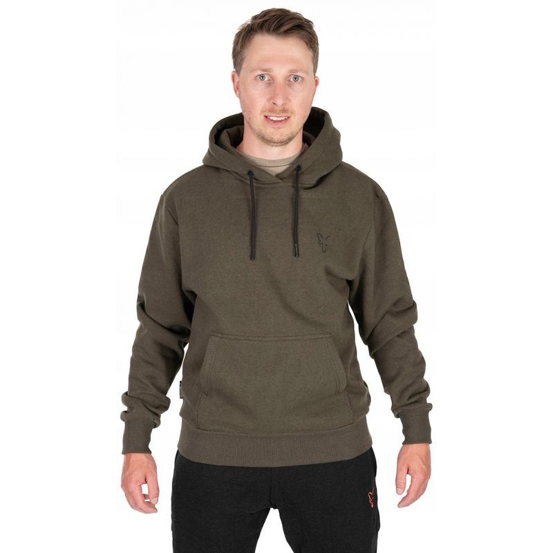 BLUZA FOX COLLECTION HOODY GREEN BLACK M