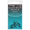 ŁĄCZNIK DRENNAN QUICK SNAP SWIVEL NR. 14 6szt