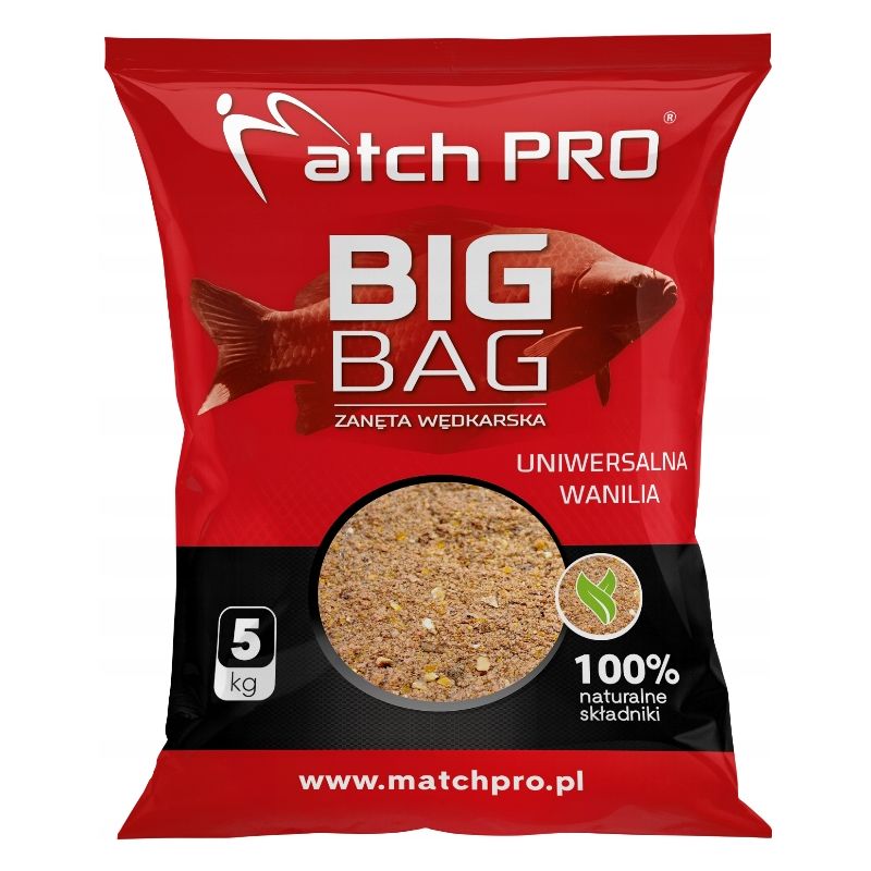 ZANĘTA MATCH PRO BIG BAG UNIWERSALNA WANILIA 5kg ZANĘTA MATCH PRO BIG BAG UNIWERSALNA WANILIA 5kg