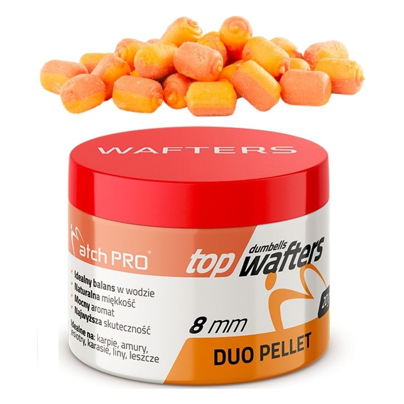 DUMBELLS MATCH PRO WAFTERS DUO PELLET 8mm 20g DUMBELLS MATCH PRO WAFTERS DUO PELLET 8mm 20g