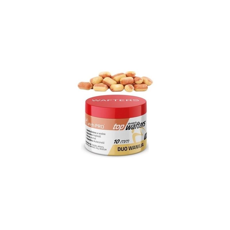 DUMBELLS MATCH PRO WAFTERS DUO 10mm 25g WANILIA DUMBELLS MATCH PRO WAFTERS DUO 10mm 25g WANILIA