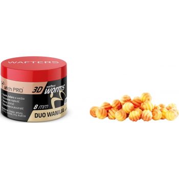 WAFTERS MATCH PRO 3D WORMS DUO VANILLE 8mm 20g