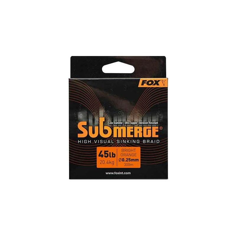 PLECIONKA FOX SUBMERGE 0.25mm 300m ORANGE PLECIONKA FOX SUBMERGE 0.25mm 300m ORANGE