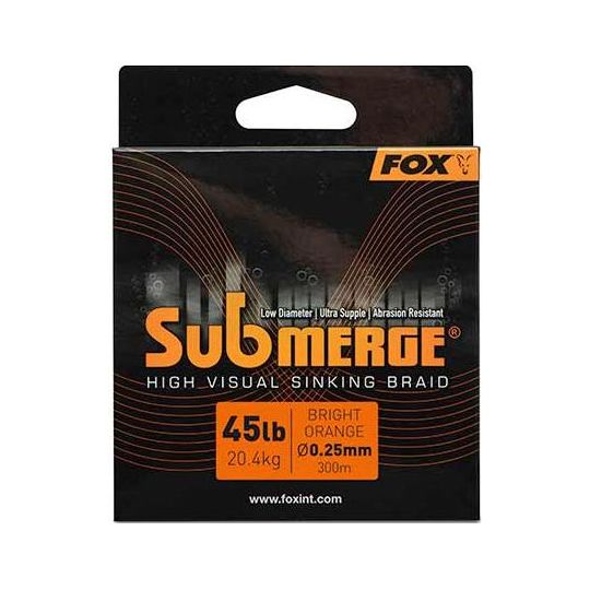 PLECIONKA FOX SUBMERGE 0.25mm 300m ORANGE PLECIONKA FOX SUBMERGE 0.25mm 300m ORANGE