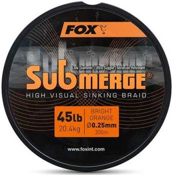 PLECIONKA FOX SUBMERGE 0.25mm 300m ORANGE 