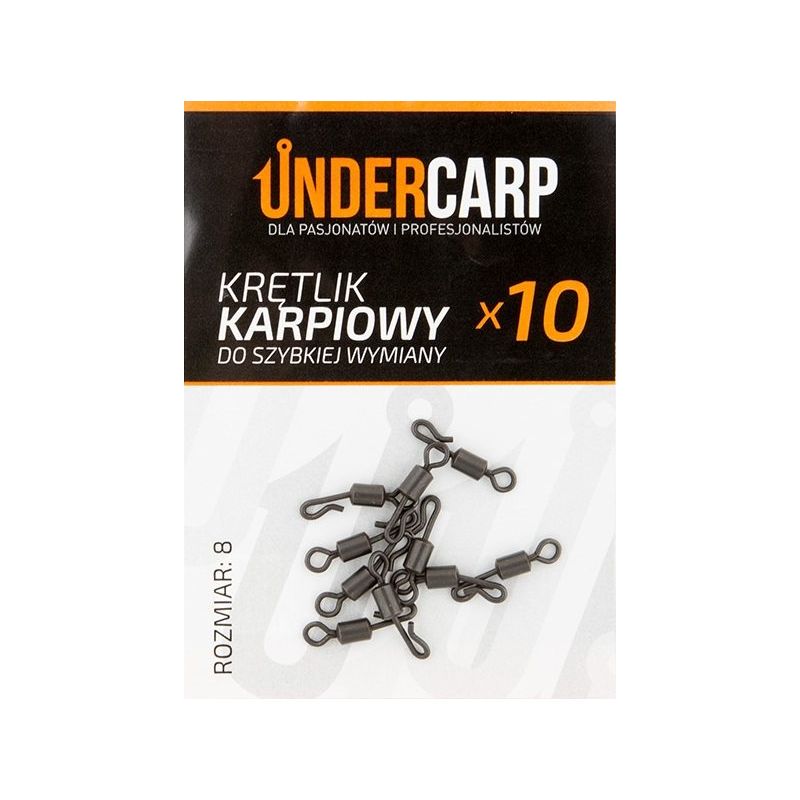 KRĘTLIKI UNDERCARP DO SZYBKIEJ WYMIANY 8 KARPIOWE