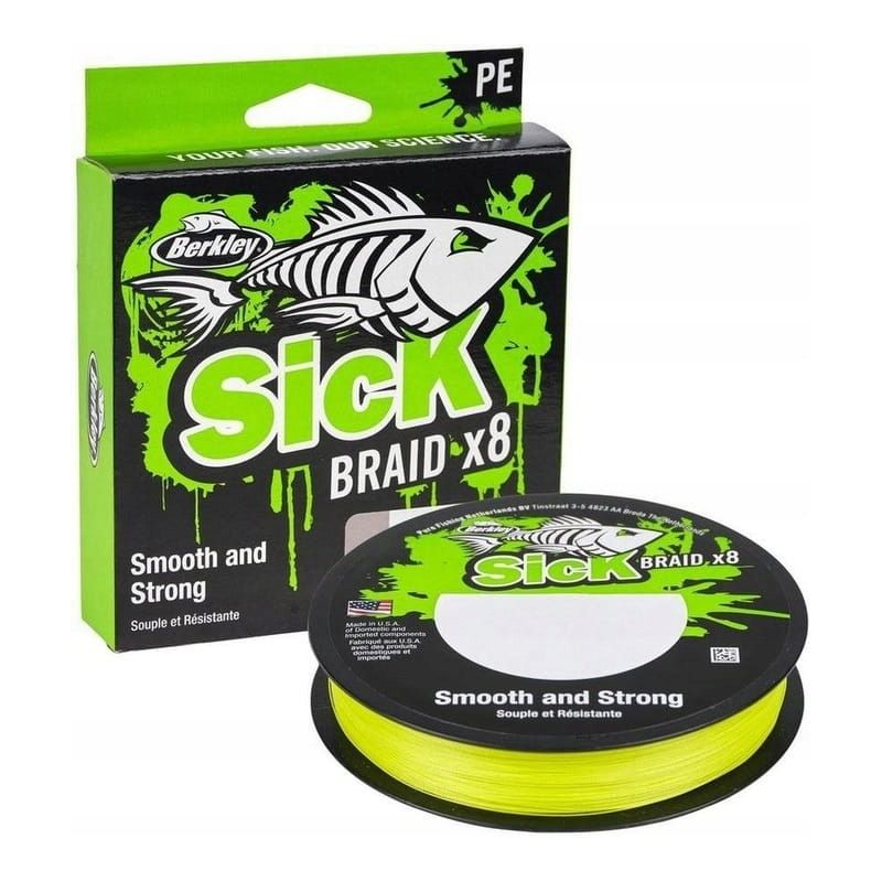 PLECIONKA BERKLEY SICK BRAID X8 0.19mm 150m FLUO PLECIONKA BERKLEY SICK BRAID X8 0.19mm 150m FLUO