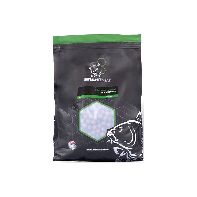 KULKI NASH MONSTER SHRIMP BOILIES 20mm 5kg KULKI NASH MONSTER SHRIMP BOILIES 20mm 5kg