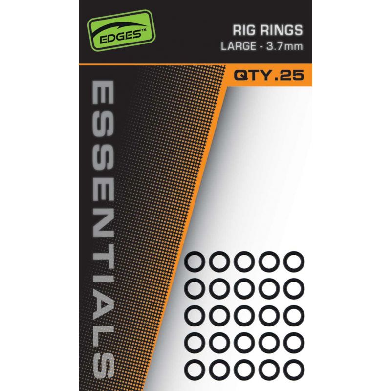 PIERŚCIEŃ FOX EDGES RIG RINGS 3.7mm LARGE 25szt