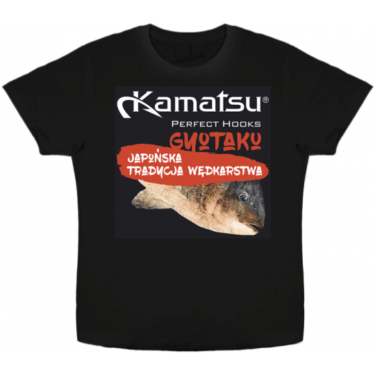 KOSZULKA KONGER KAMATSU GYOTAKU CZARNA XL T-SHIRT KOSZULKA KONGER KAMATSU GYOTAKU CZARNA XL T-SHIRT
