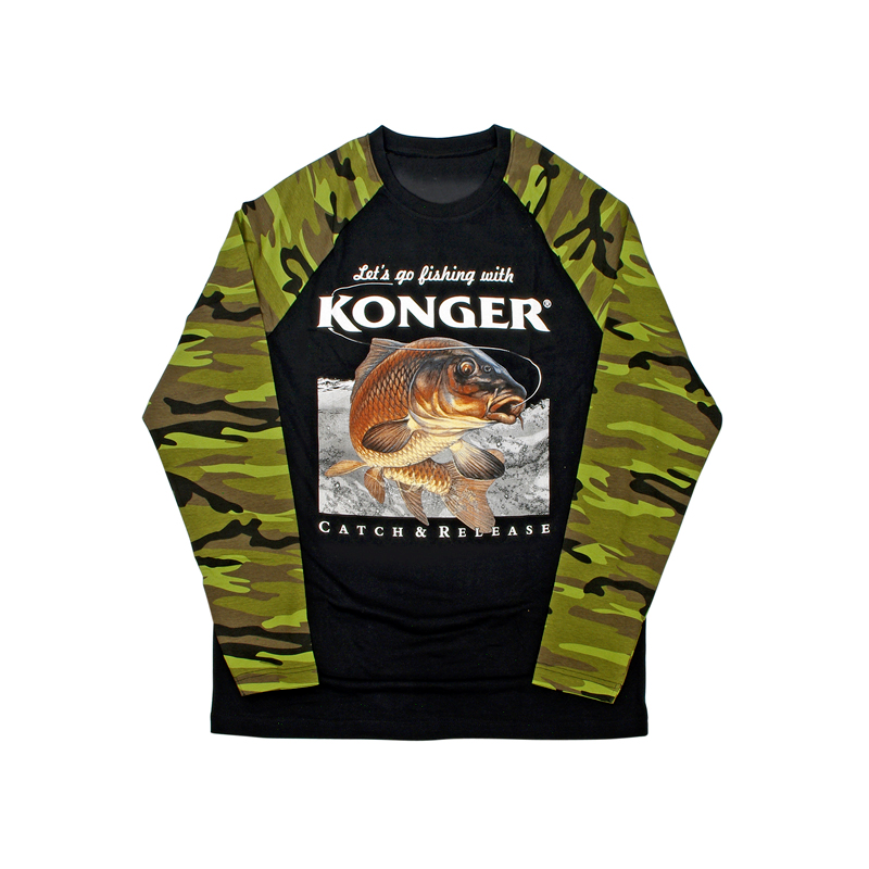 KOSZULKA KONGER KARP CAMOU DŁUGI RĘKAW XXL KOSZULKA KONGER KARP CAMOU DŁUGI RĘKAW XXL