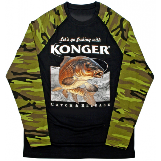 KOSZULKA KONGER KARP CAMOU DŁUGI RĘKAW XXL KOSZULKA KONGER KARP CAMOU DŁUGI RĘKAW XXL