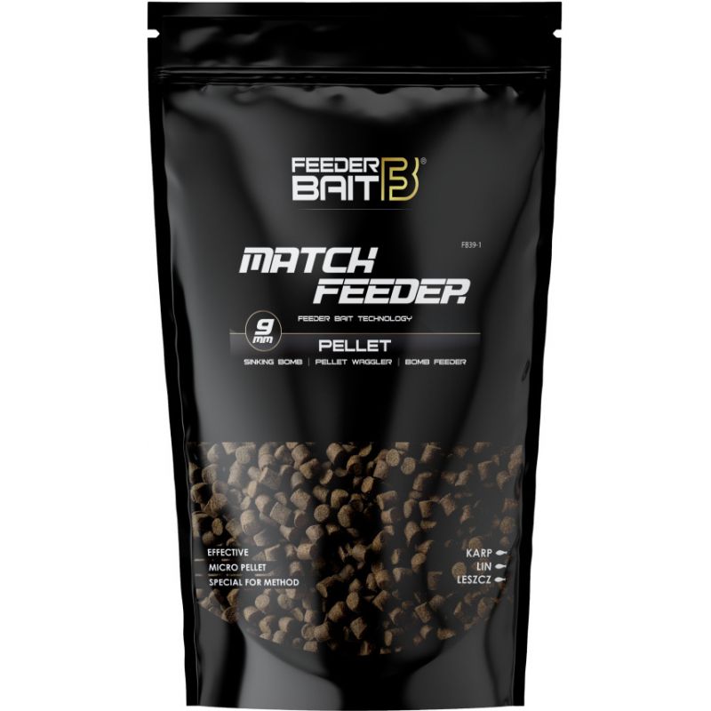 PELLET FEEDER BAIT MATCH 9mm 800g