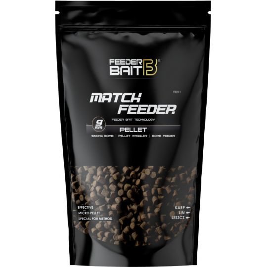 PELLET FEEDER BAIT MATCH 9mm 800g