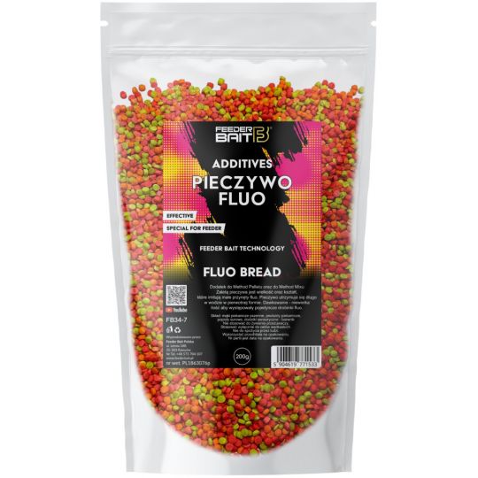 PIECZYWO FLUO FEEDER BAIT DODATEK ZANĘTOWY 200g PIECZYWO FLUO FEEDER BAIT DODATEK ZANĘTOWY 200g