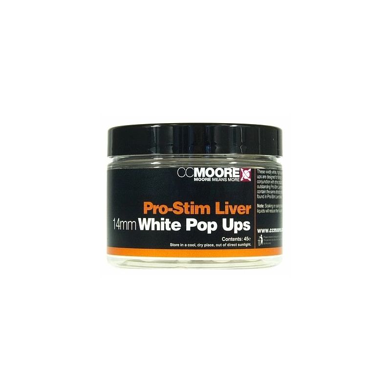KULKI CC MOORE PRO-STIM LIVER WHITE POP UP 14mm 